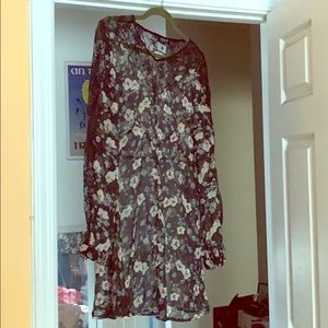 Sexy sheer minidress